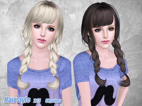 Sims 3 — Skysims-Hair-225 set by Skysims — Female hairstyle for toddlers, children, teen (young) adults and elders.