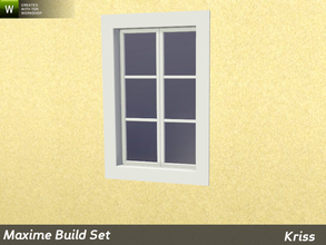 Sims 3 — Maxime Counter-Height Single Window 2-tile by Kriss — Rustic elegance whether it's the countryside in Provence