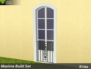 Sims 3 — Maxime Window Guard Stephanie - Full-Height Windows by Kriss — Decorative protection for windows made from