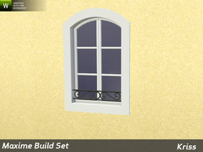 Sims 3 — Maxime Window Guard Ariane - Counter-Height Windows by Kriss — Decorative protection for windows made from