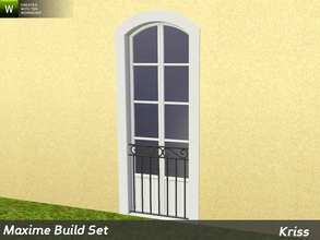 Sims 3 — Maxime Window Guard Ariane - Full-Height Windows by Kriss — Decorative protection for windows made from sturdy
