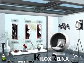 Sims 3 — Kilox Relax (B&W Theme) by BuffSumm — According to the Black and White Theme your Sim will get a totally
