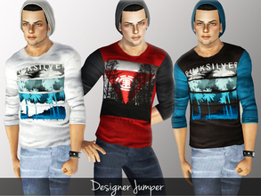 Sims 3 — Designer jumper by flower_love2 — This is two different designer jumper in one file. Can be used Everyday