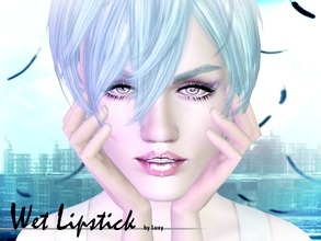 Sims 3 — WetLipstick by LuxySims3 — Lipstick with wet effect for your sims young-adult. 3 channels. 
