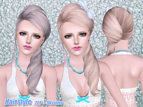 Sims 3 — Skysims-Hair-226 set by Skysims — Female hairstyle for toddlers, children, teen (young) adults and elders.