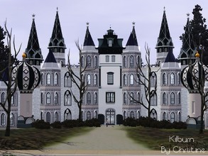 Sims 3 — Kilburn Castle by cm_11778 — Dreary, foreboding, gloomy rooms fill this hauntingly enchanted castle. This abode