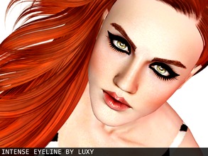 Sims 3 — Intense Eyeliner by LuxySims3 — Intense eyeliner for female sims (young-adult). 1 Channel.