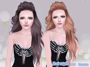 Sims 3 — Skysims-Hair-227 set by Skysims — Female hairstyle for toddlers, children, teen (young) adults and elders.