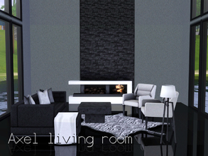 Sims 3 — Axel living room by spacesims — A stylish living room for modern interiors. This living room is consisted of