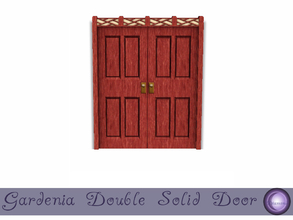 Sims 3 — Gardenia Double Solid Door by D2Diamond — Double door to compliment the Gardenia Collection. What secrets lie