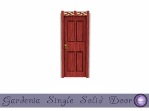 Sims 3 — Gardenia Single Interior Door by D2Diamond — Single interior door to compliment the Gardenia Collection. When