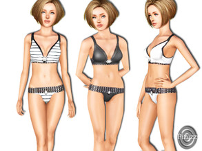 Sims 3 — Jeweled Bikini YA- FA by pizazz — A great bikini swimsuit for your sim ladies and young adults. This bathing
