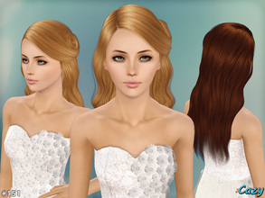 Sims 3 — Leah Hairstyle - Set by Cazy — Hairstyle for Female, Child through Elder All LoD included Can be found under