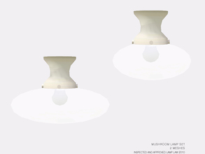 Sims 3 — Mushroom Lamp Set by DOT — Mushroom Lamp Set 2 Meshes Sims 3 Lamps by DOT of The Sims Resource