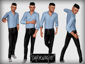 Sims 3 — Tight Leather Pants by DarkNighTt — Tight Leather Pants for your ''Hot'' male sims. Not recolorable. Enjoy it! 