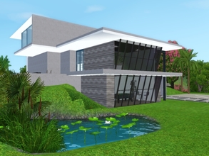Sims 3 — Modern Seabreeze by Suzz86 — This beautiful Modern House with great views offers you open livingroom with
