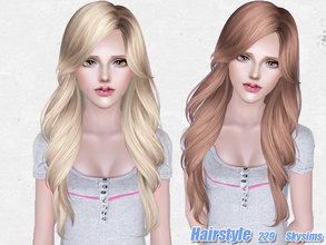 Sims 3 — Skysims-Hair-229 set by Skysims — Female hairstyle for toddlers, children, teen (young) adults and elders.