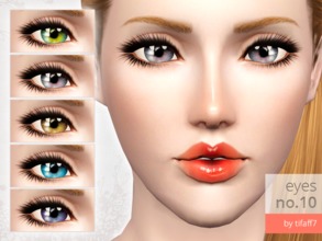 Sims 3 — Eyes No. 10 by tifaff72 — Eyes No. 10. All ages. Male/female sim. Fully recolorable. ***Please don't re-upload
