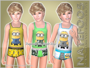 Sims 3 — Despicable Me Briefs for Boys by natef005 — Despicable Me Briefs for boys. Category: Sleepwear Age: Child Fully