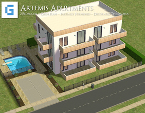 Sims 2 — Artemis Apartments by Garwaire2 — 2 Bedroom -- Open Plan -- Partially Furnished -- Decorated Throughout Will