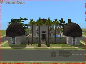 Sims 2 — Ground One by TomTho9742 — A contemporary home? Who could ask more for a couple with a little girl? She will