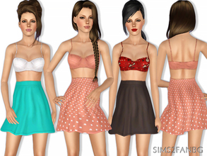 Sims 3 — 402 - Summer outfit by sims2fanbg — .:402 - Summer outfit:. Summer outfit in 3 recolors,Custom