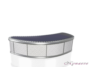 Sims 3 — Feerie Display Table by NynaeveDesign — This custom design display table is ideal for exhibitors or tradeshows.