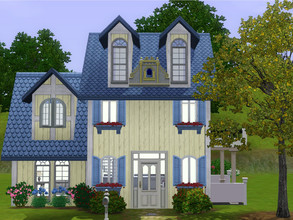 Sims 3 — Spring Meadow Starter Home by cm_11778 — A cute new starter home for your Sims on a budget.