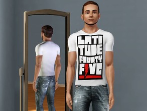 Sims 3 — Latitude T-Shirt by killervamp6632 — Latitude T-Shirt For Young Male Adults.