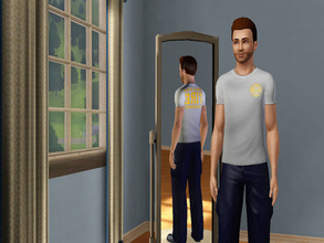 Sims 3 — Chicago Fire Dept Grey Shirt by gianni_lupini — I've realized the grey shirt of the Chicago Fire Dept. also seen