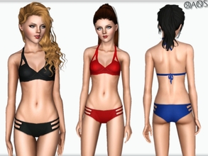 Sims 3 — Oahu Triangle Hipster Set by OranosTR — New Set ^_^ Oahu Triangle Hipster Bikini Top : 1 Recolorable Part.