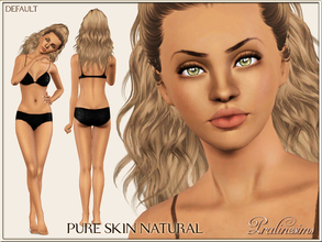 Sims 3 — Pure Skin Natural DEFAULT by Pralinesims — Fully handpainted skintone for your sims. Give them a new look!