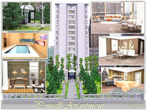 Sims 3 — TugmeL-Apertment-12-Full Furnished by TugmeL — Powell Apartments - Level 11 2 bedrooms, 2 bathrooms,TV