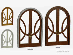 Sims 3 — Bedroom French Quarter - Art Nouveau Door by ShinoKCR — Request