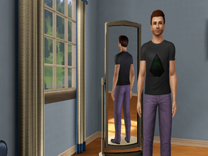 Sims 3 — Arrow T-Shirt by gianni_lupini — An amazing black T-Shirt of the CW Arrow. No expansions/Stuff packs are