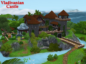 Sims 3 — Vladivanian Castle by Satureja2 — Vladivanian Castle A haven for a Vampire with two bedrooms and 3 dungeon