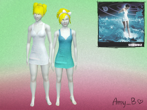 Sims 3 — 'Showbiz' short dress by Amy_Brink2 — A simple dress inspired by the &amp;quot;Showbiz&amp;quot; album