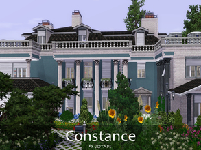 Sims 3 — Constance by -Jotape- — Constance is an old villa that features 6 bedrooms, 6 bathrooms, living room, TV room