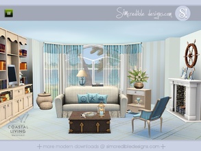 Sims 3 — Coastal Living by SIMcredible! — By request, we created this Living room for closing the beachy tides of the