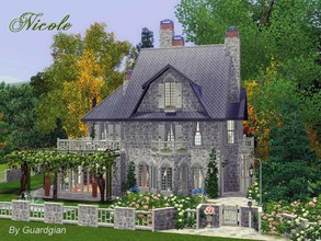 Sims 3 — Nicole by Guardgian2 — Inspired by a real house I saw this summer in Namur (Belgium) Nicole is offering 2