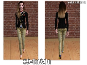 Sims 2 — 89-On&On by Well_sims — Beautiful school uniform for your sim. I hope like it. :) 