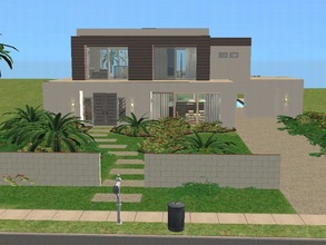 Sims 2 — Wildly Tropical by millyana — Treat your Sims to this new, ultra modern house nestled among palms and flowering