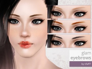 Sims 3 — Glam Eyebrows by tifaff72 — Glam eyebrows. All ages. Male/female sim. ***Please don't re-upload or claim as your