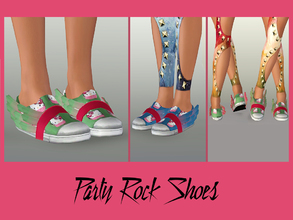 Sims 3 — SET ShakeProductions 007-2 by ShakeProductions — NEW MESH**Sport shoes with wing details 