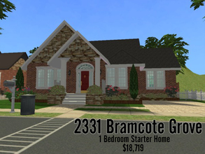Sims 2 — 2331 Bramcote Grove (starter home) by Homes4You2 — I present to you a lovely 1 bedroom spacious starter home for