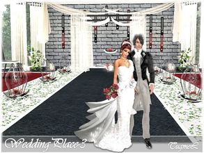 Sims 3 — Wedding Place-3 [Full Furnished]  by TugmeL — Do you want a marriage in red and black combination! TugmeL