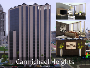 Sims 3 — Carmichael Heights Apartment by -Jotape- — Carmichael Heights is a modern and ECO high-rise building and has 19