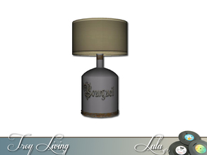 Sims 3 — Troy Living Table Lamp by Lulu265 — part of the Troy Living Set Made by Lulu 265 for TSR