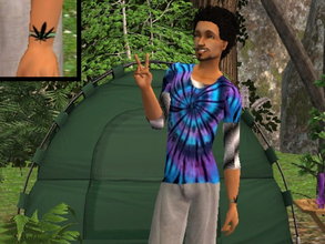 Sims 2 — Peace, Man - AM tie-dye set - 5f26ad76 Meesha-amhipprpshrt by zaligelover2 — Tie dye for AM. Peace, man.