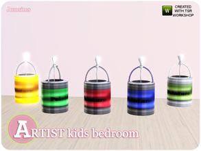 Sims 3 — artist kids lamp pot by jomsims — artist kids lamp pot